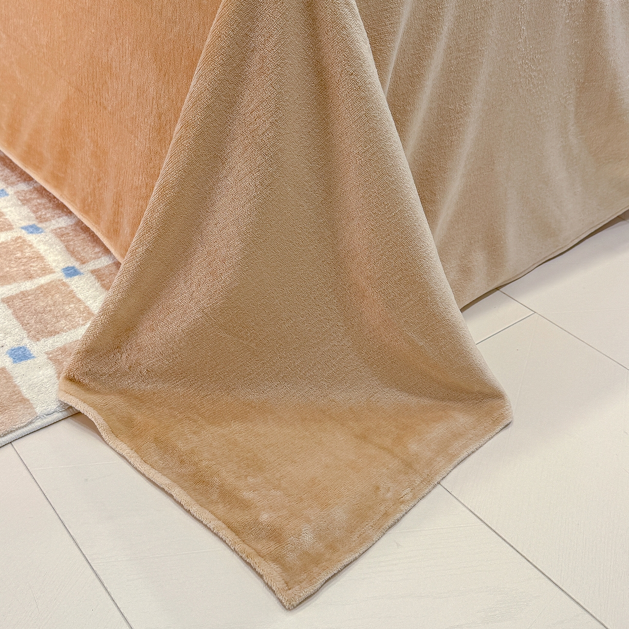 91家纺网 家纺一手货源 找家纺 枋梢家纺 2025新款加厚牛奶绒保暖四件套 甜心小熊