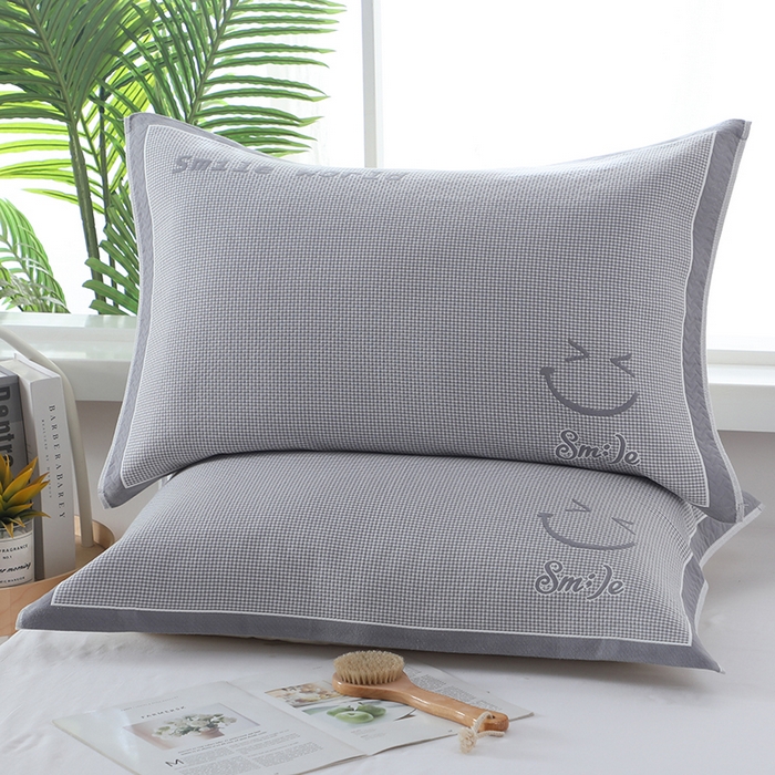 91家纺网 家纺一手货源 找家纺 （总）娇兰毛巾 2025新款7A抗菌全棉A类加厚纱布枕巾双绑带枕巾