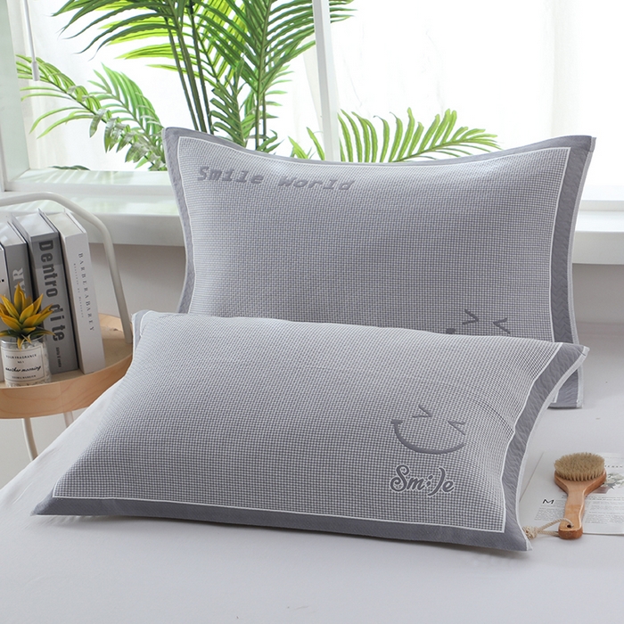 91家纺网 家纺一手货源 找家纺 （总）娇兰毛巾 2025新款7A抗菌全棉A类加厚纱布枕巾双绑带枕巾