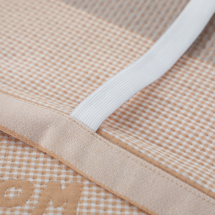 91家纺网 家纺一手货源 找家纺 娇兰毛巾 2025新款7A抗菌全棉A类加厚纱布枕巾双绑带枕巾 乐-黄