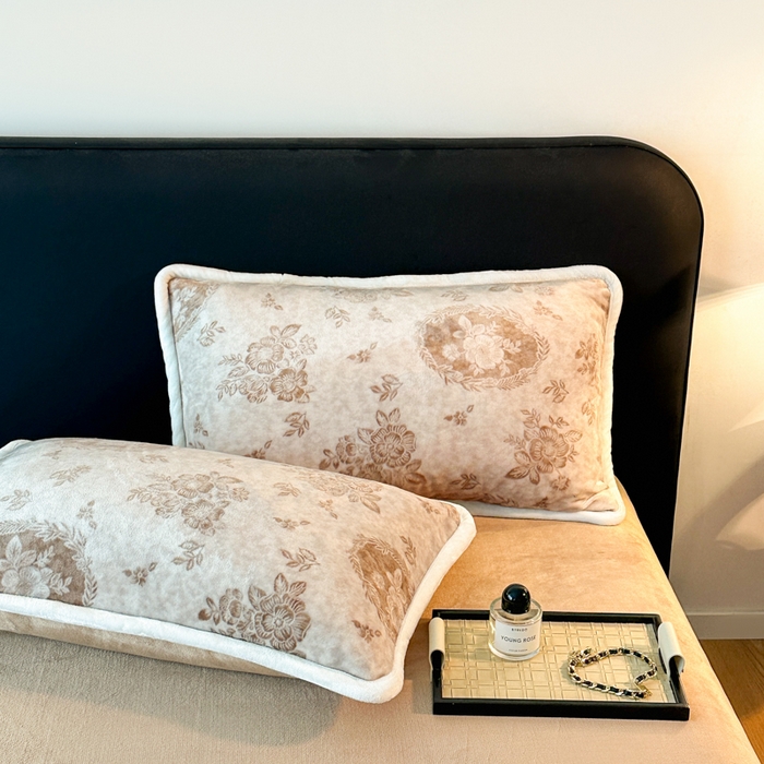 91家纺网 家纺一手货源 找家纺 诺梵2025新款牛8斤奶绒印花包边四件套伊芙琳