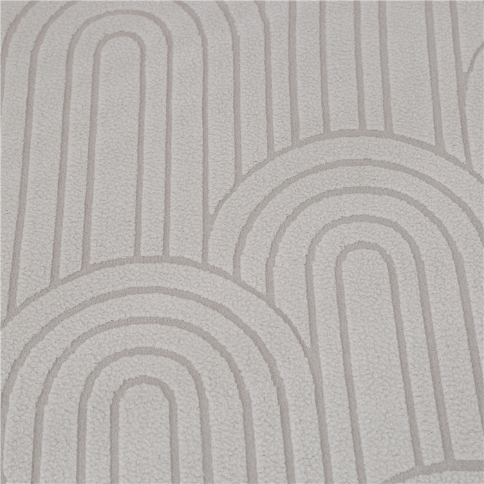 91家纺网 家纺一手货源 找家纺 雅竹家纺 2025新款温婉提花常规款连体椅套 温婉-浅灰