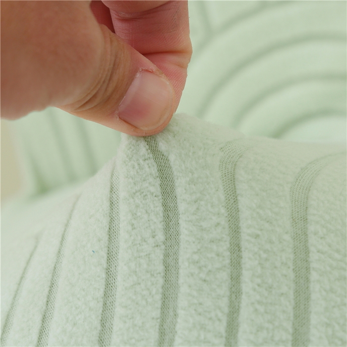 91家纺网 家纺一手货源 找家纺 雅竹家纺 2025新款温婉提花常规款连体椅套 温婉-浅绿