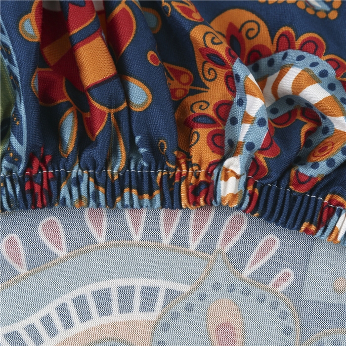 91家纺网 家纺一手货源 找家纺 雅竹家纺 2025新款牛奶丝印花沙发套系列 花海