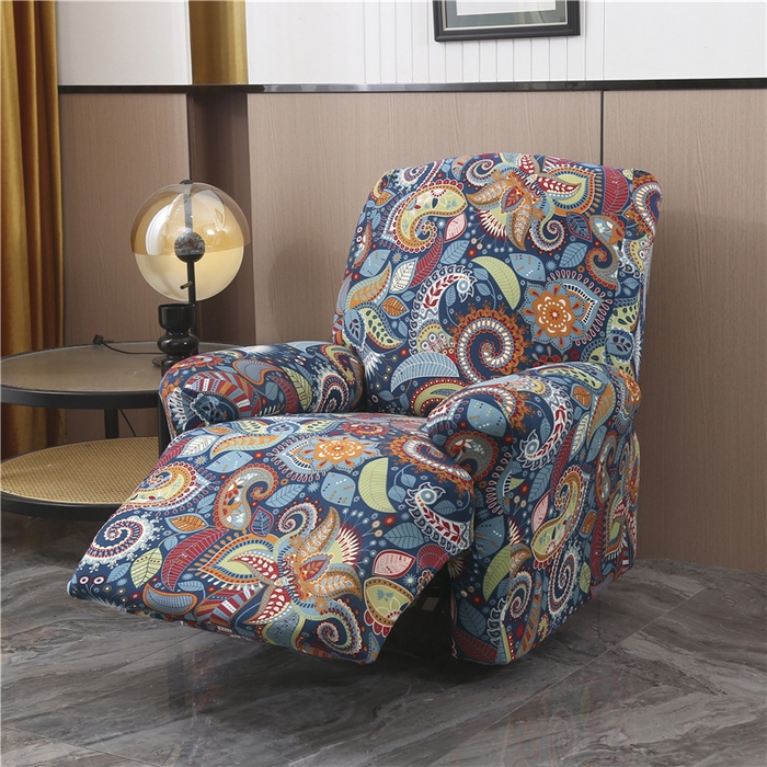 雅竹家纺 2025新款牛奶丝印花沙发套系列 花海