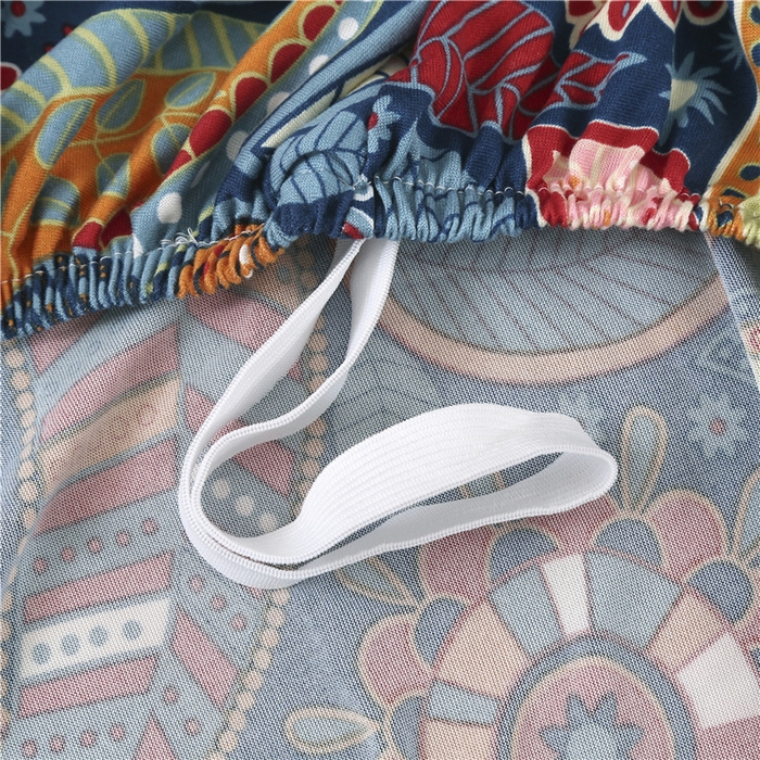 91家纺网 家纺一手货源 找家纺 雅竹家纺 2025新款牛奶丝印花沙发套系列 花海