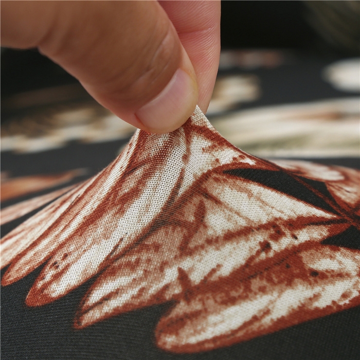 91家纺网 家纺一手货源 找家纺 雅竹家纺 2025新款牛奶丝印花沙发套系列 金盏