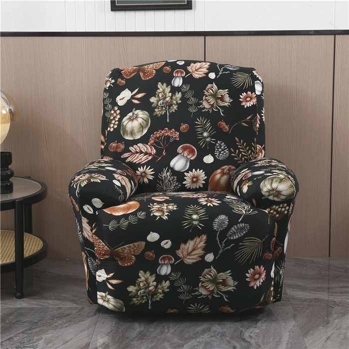 91家纺网 家纺一手货源 找家纺 雅竹家纺 2025新款牛奶丝印花沙发套系列 金盏