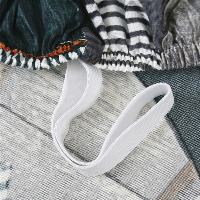 91家纺网 家纺一手货源 找家纺 雅竹家纺 2025新款牛奶丝印花沙发套系列 秋叶