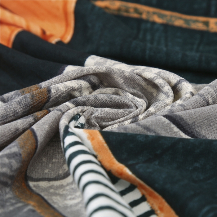 91家纺网 家纺一手货源 找家纺 雅竹家纺 2025新款牛奶丝印花沙发套系列 秋叶