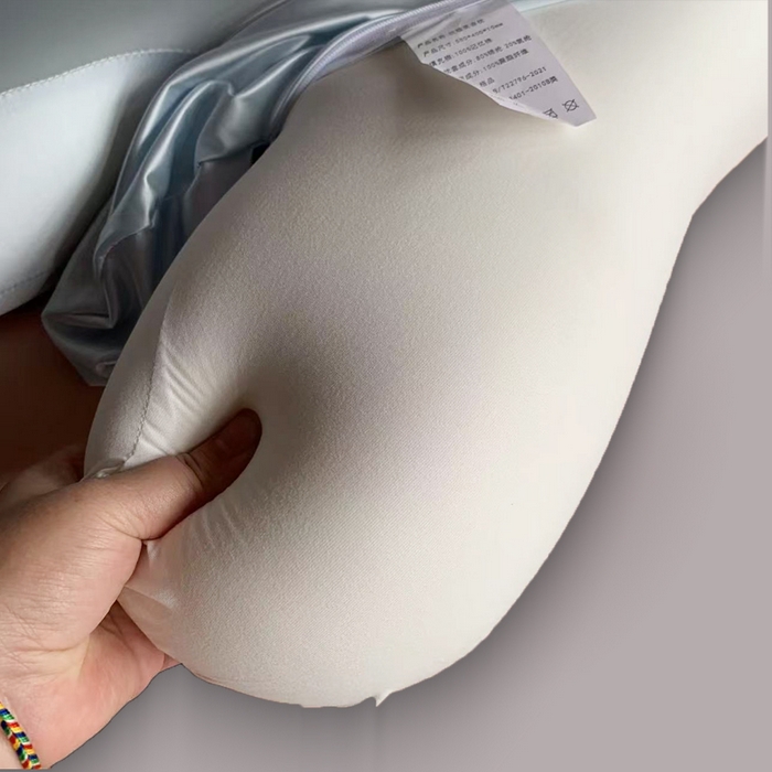 91家纺网 家纺一手货源 找家纺 全美家居 2025新款防皱法令纹美 容枕胡劲椎零压力记忆枕侧睡不压脸枕芯 天蓝