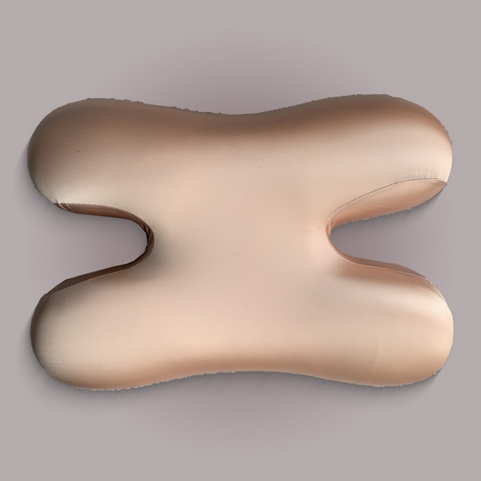 91家纺网 家纺一手货源 找家纺 全美家居 2025新款防皱法令纹美 容枕胡劲椎零压力记忆枕侧睡不压脸枕芯 咖色