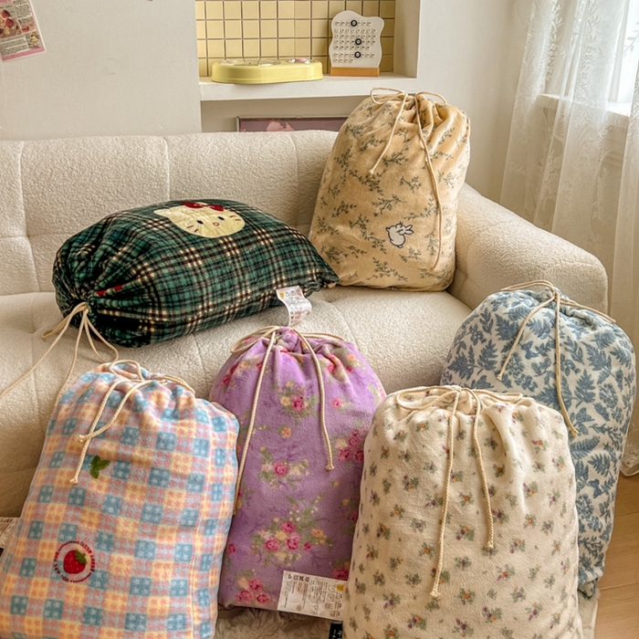 91家纺网 家纺一手货源 找家纺 （总）暖伊家居 2025牛奶绒小布袋四件套