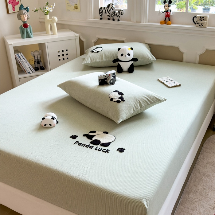 91家纺网 家纺一手货源 找家纺 （总）席世家 2025新款全棉纯棉水洗棉床笠单床笠