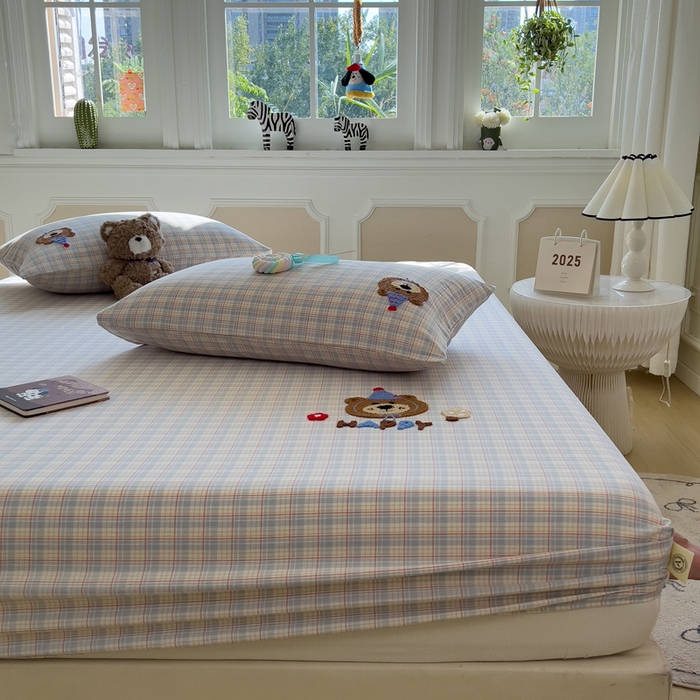 91家纺网 家纺一手货源 找家纺 （总）席世家 2025新款全棉纯棉水洗棉床笠单床笠