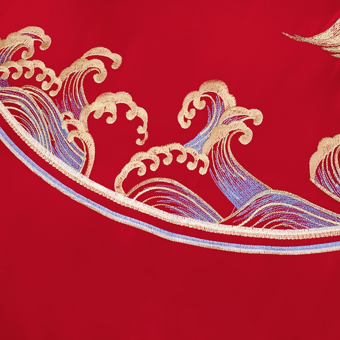 91家纺网 家纺一手货源 找家纺 （总）梵克保罗 2025秋冬新款全棉绣花婚庆四件套六件套靠垫