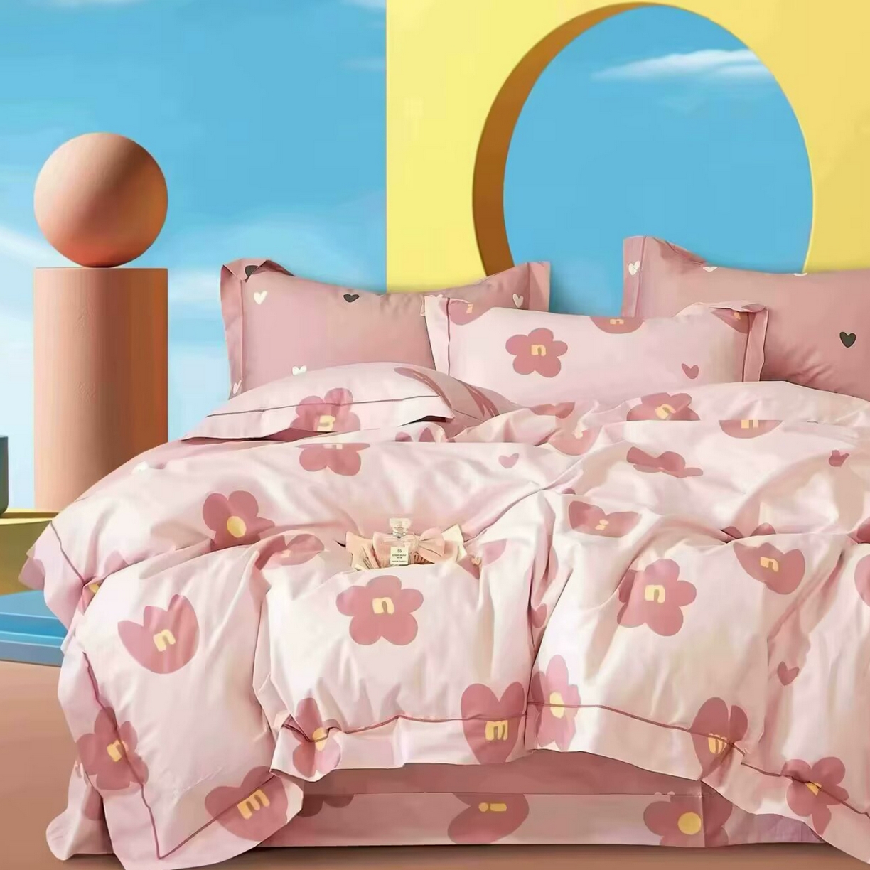 91家纺网 家纺一手货源 找家纺 （总2）未来家居 JAMES KELLY （铂金凯丽）2025新款40支13376全棉印染铂金长绒棉四件套-系列5