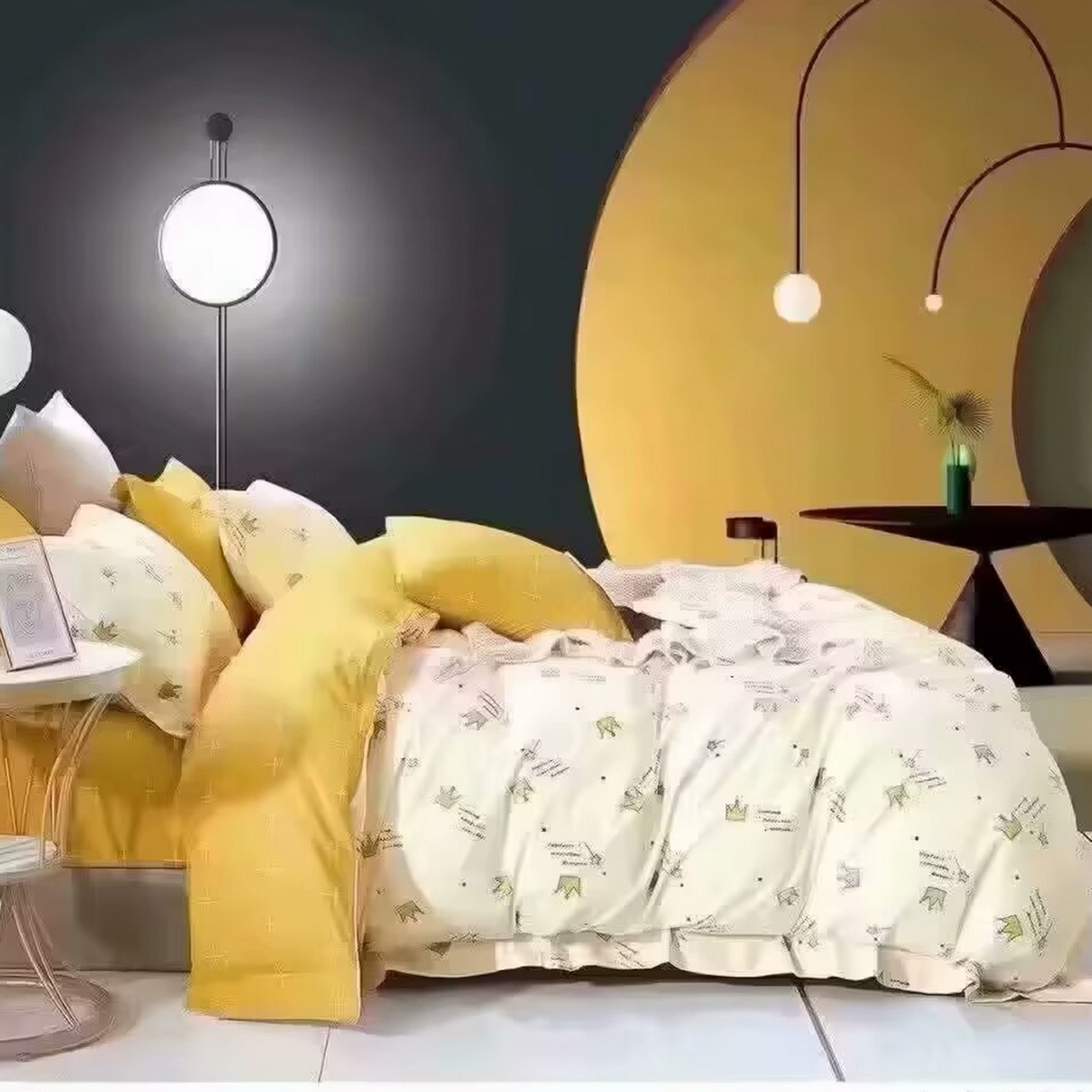 91家纺网 家纺一手货源 找家纺 （总2）未来家居 JAMES KELLY （铂金凯丽）2025新款40支13376全棉印染铂金长绒棉四件套-系列5