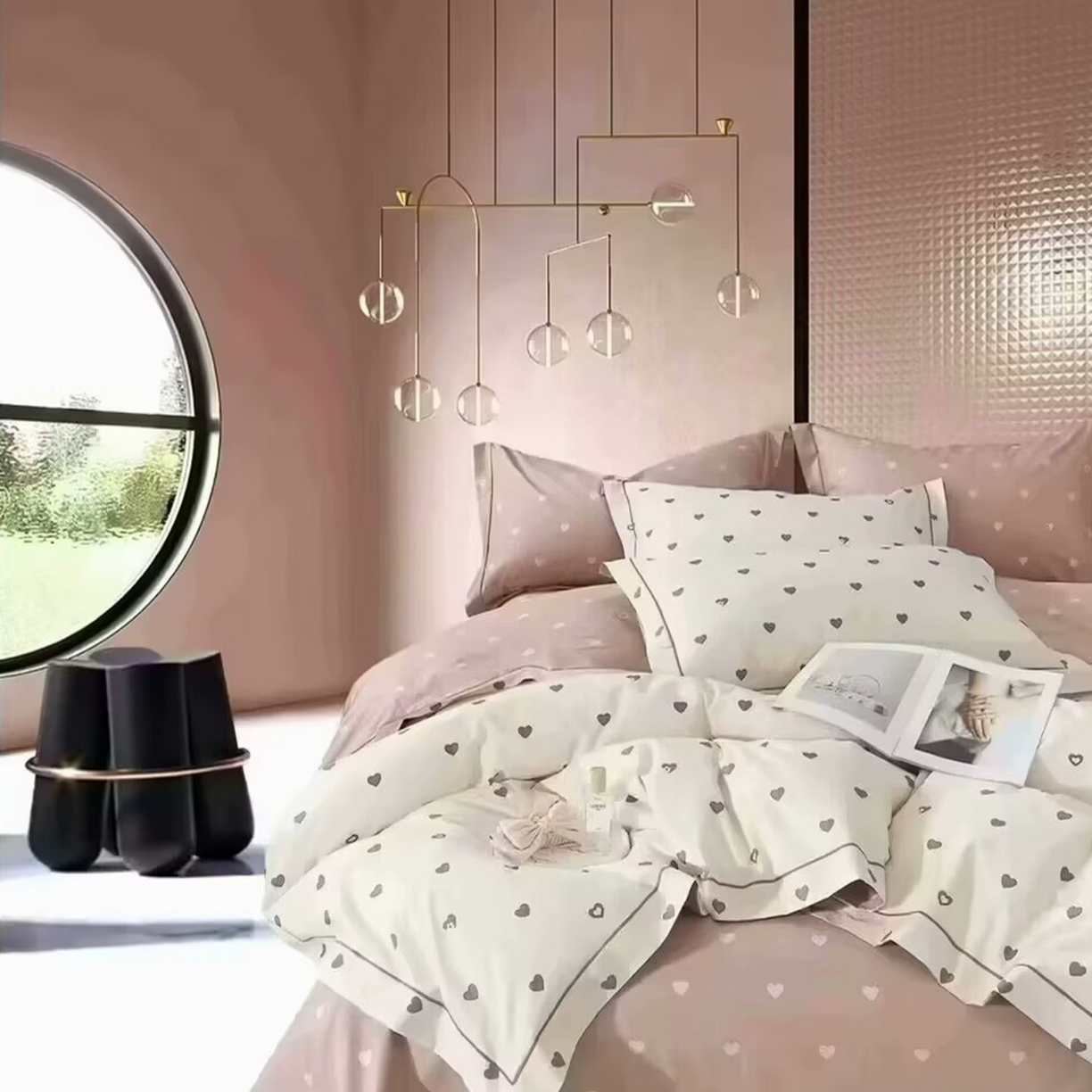 91家纺网 家纺一手货源 找家纺 （总2）未来家居 JAMES KELLY （铂金凯丽）2025新款40支13376全棉印染铂金长绒棉四件套-系列5