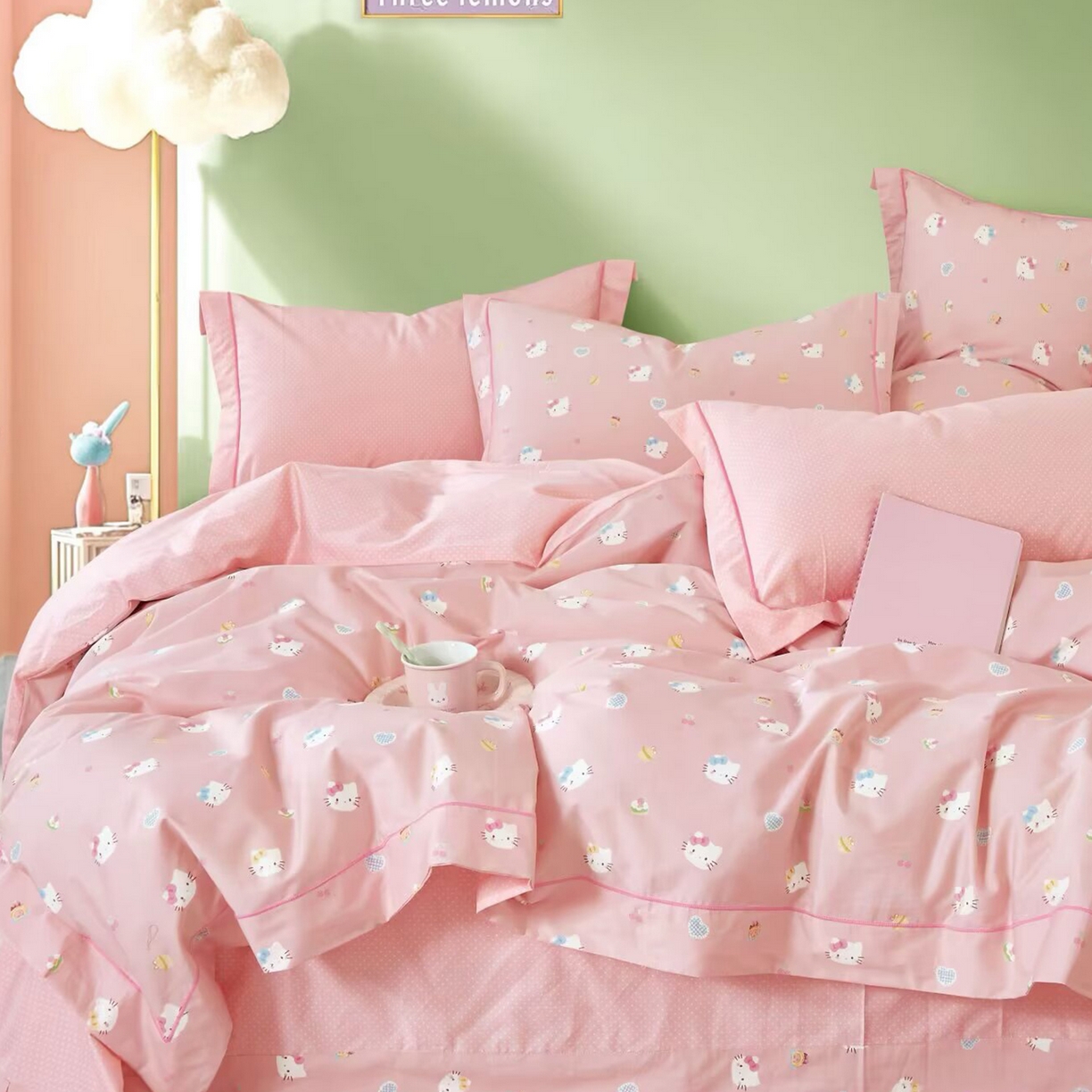 （总2）未来家居 JAMES KELLY （铂金凯丽）2025新款40支13376全棉印染铂金长绒棉四件套-系列5