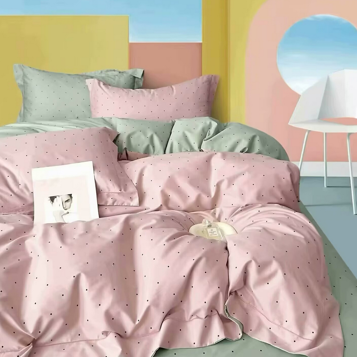 91家纺网 家纺一手货源 找家纺 （总2）未来家居 JAMES KELLY （铂金凯丽）2025新款40支13376全棉印染铂金长绒棉四件套-系列5