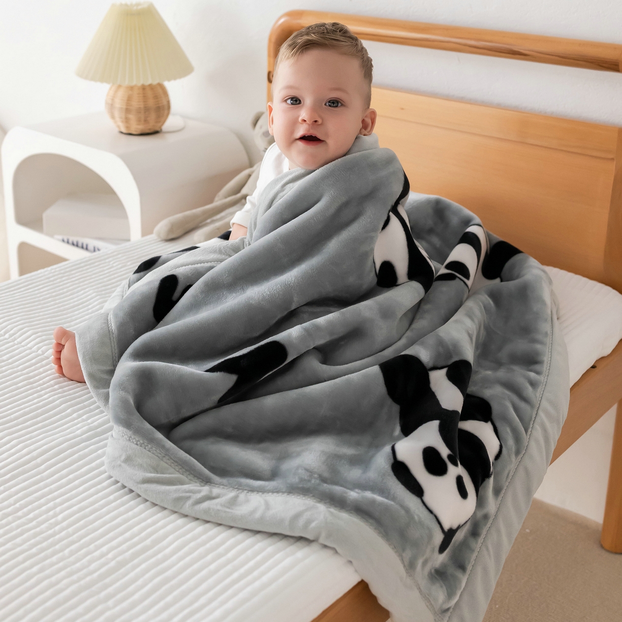 91家纺网 家纺一手货源 找家纺 单人学生云毯水貂绒毛毯羊羔绒珊瑚绒毯法莱绒毯拉舍尔毯云貂绒毯大兔毛盖毯 小熊猫