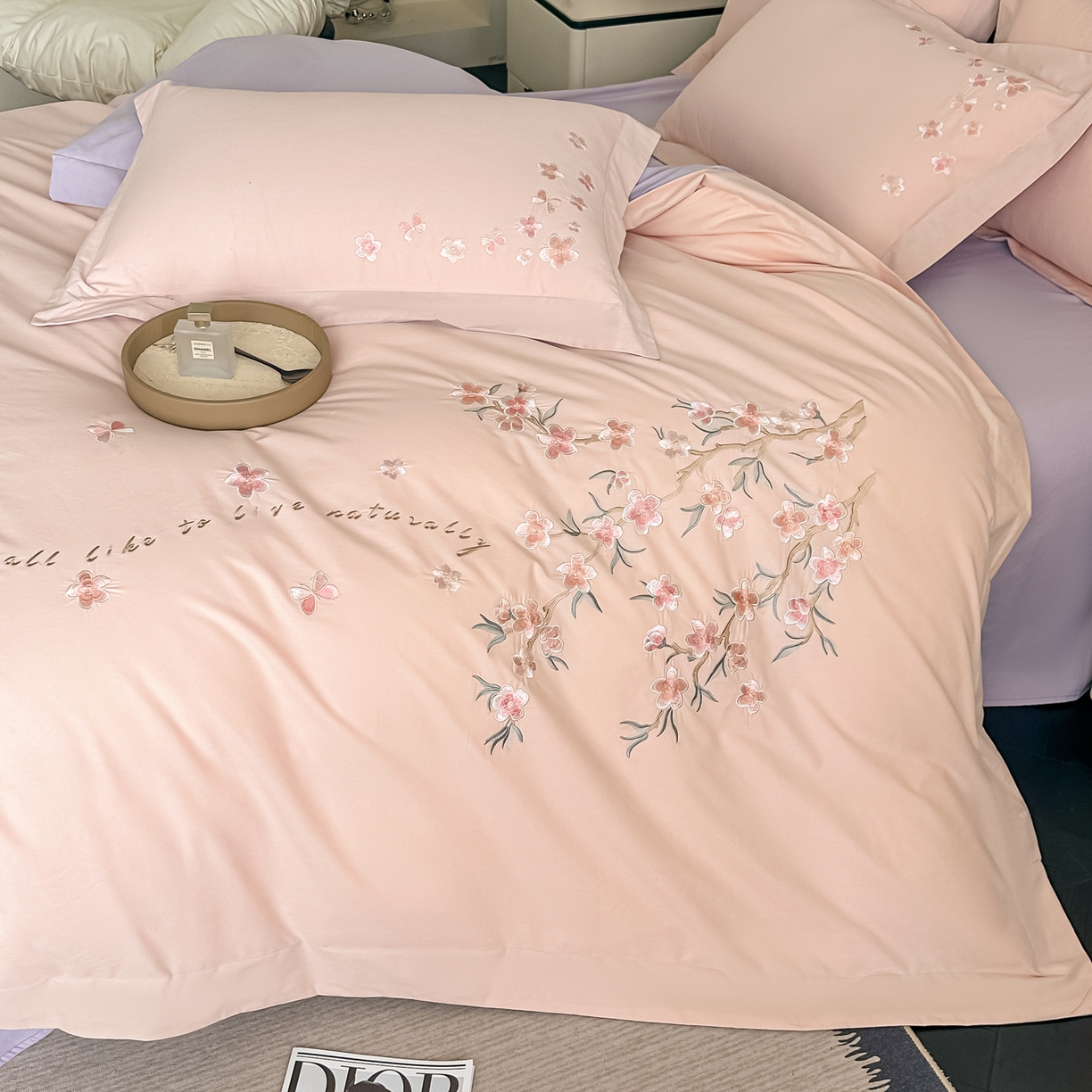 91家纺网 家纺一手货源 找家纺 （总）桃园 秋冬新款纯棉全棉长绒棉磨毛不掉毛高端礼盒四件套-繁花似锦（包含买家秀）