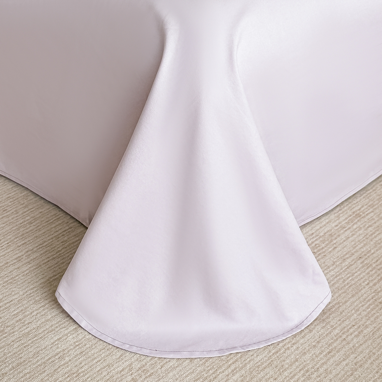 91家纺网 家纺一手货源 找家纺 桃园 秋冬新款纯棉全棉长绒棉磨毛不掉毛高端礼盒四件套-繁花似锦（包含买家秀） 繁花似锦-白紫