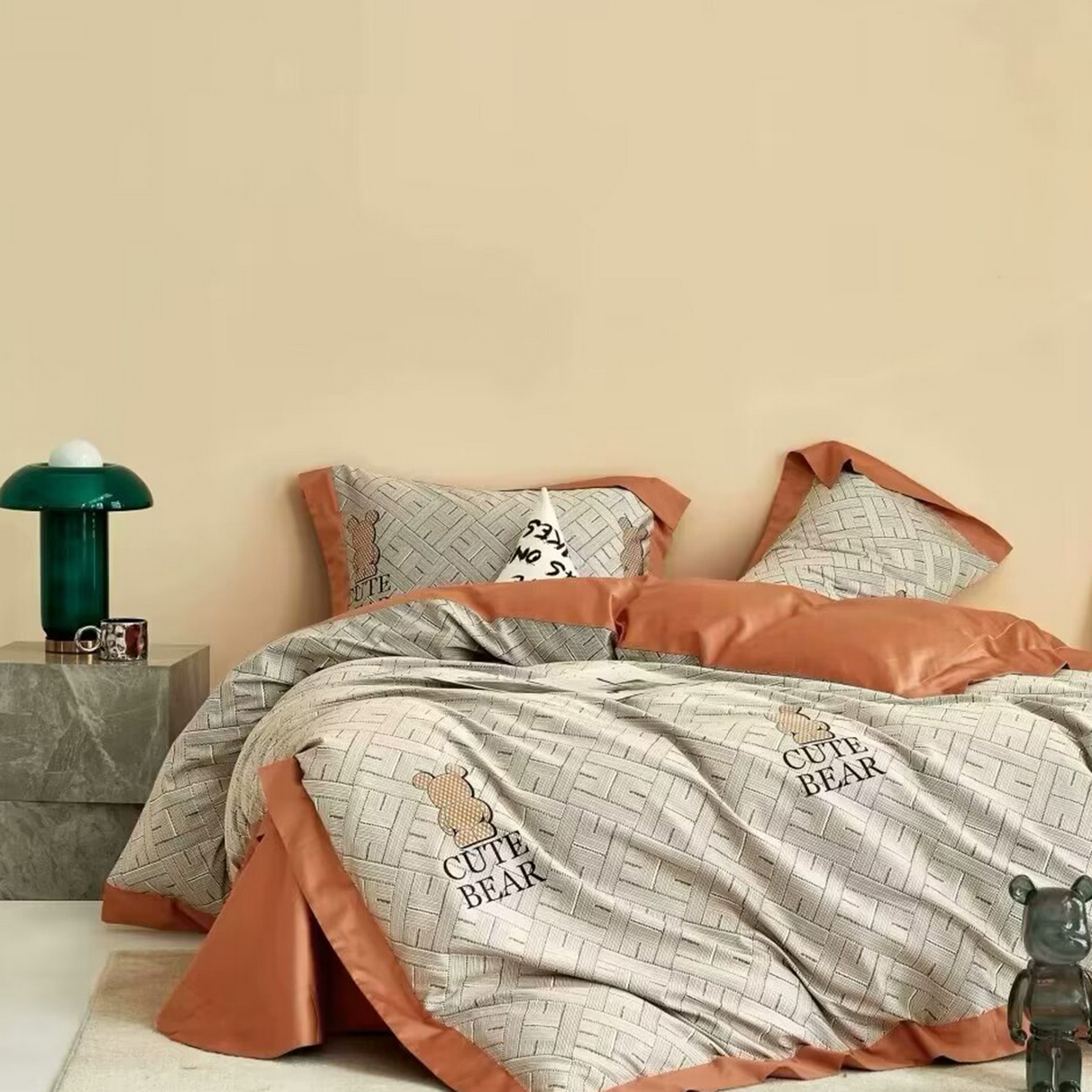 91家纺网 家纺一手货源 找家纺 （总）未来家居 2025新款优帝100支贡缎长绒棉四件套-1