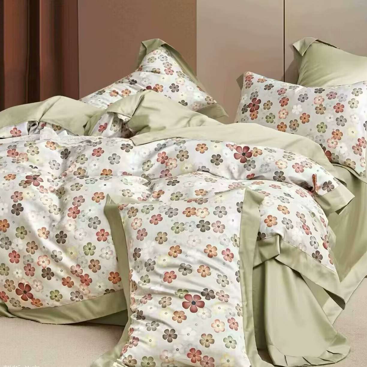 91家纺网 家纺一手货源 找家纺 （总）未来家居 2025新款优帝100支贡缎长绒棉四件套-1