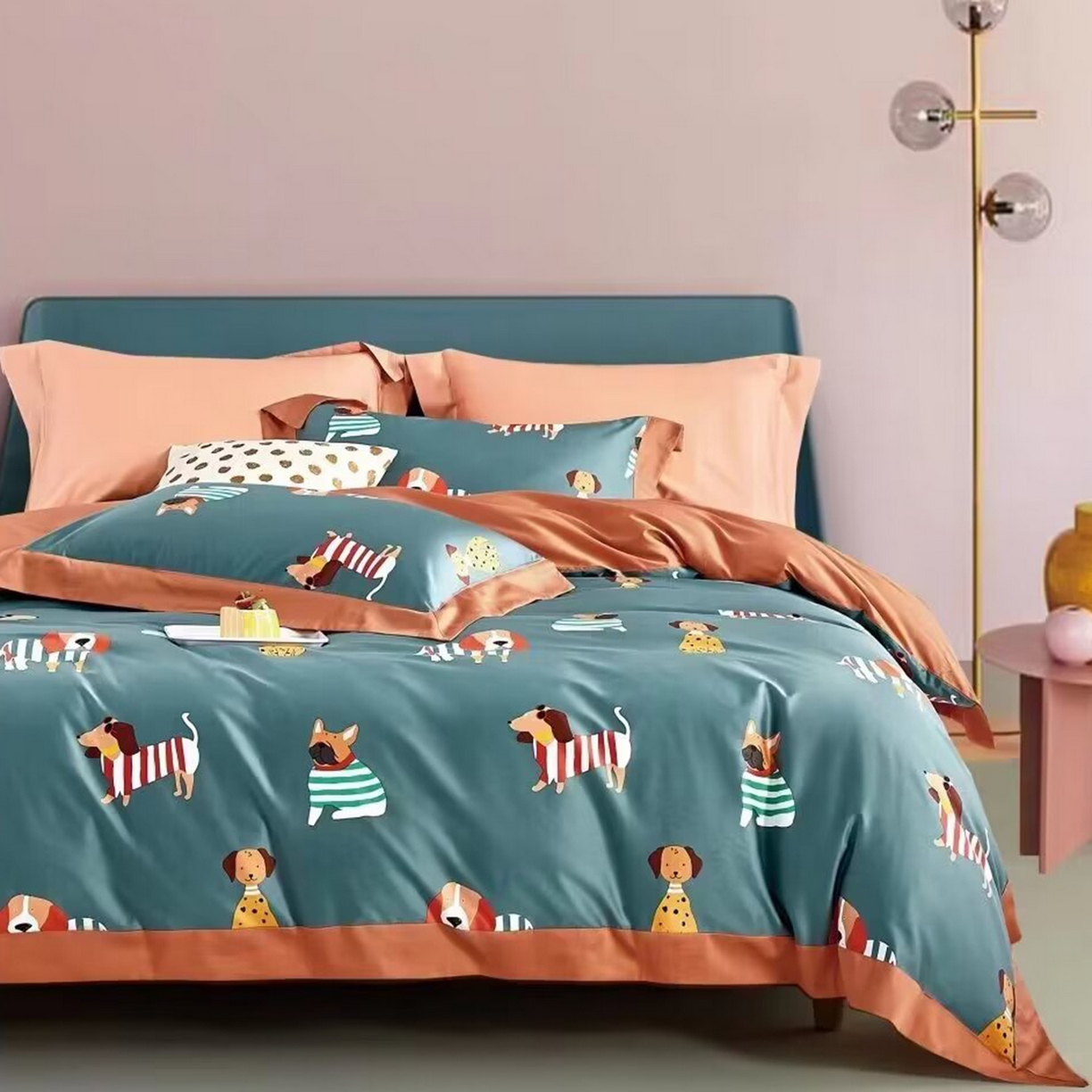 91家纺网 家纺一手货源 找家纺 （总）未来家居 2025新款优帝100支贡缎长绒棉四件套-1