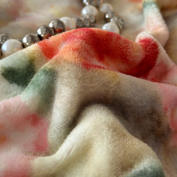 91家纺网 家纺一手货源 找家纺 瑞宝 2025新款全消光牛奶绒床裙四件套-花期如梦 花期如梦-橙