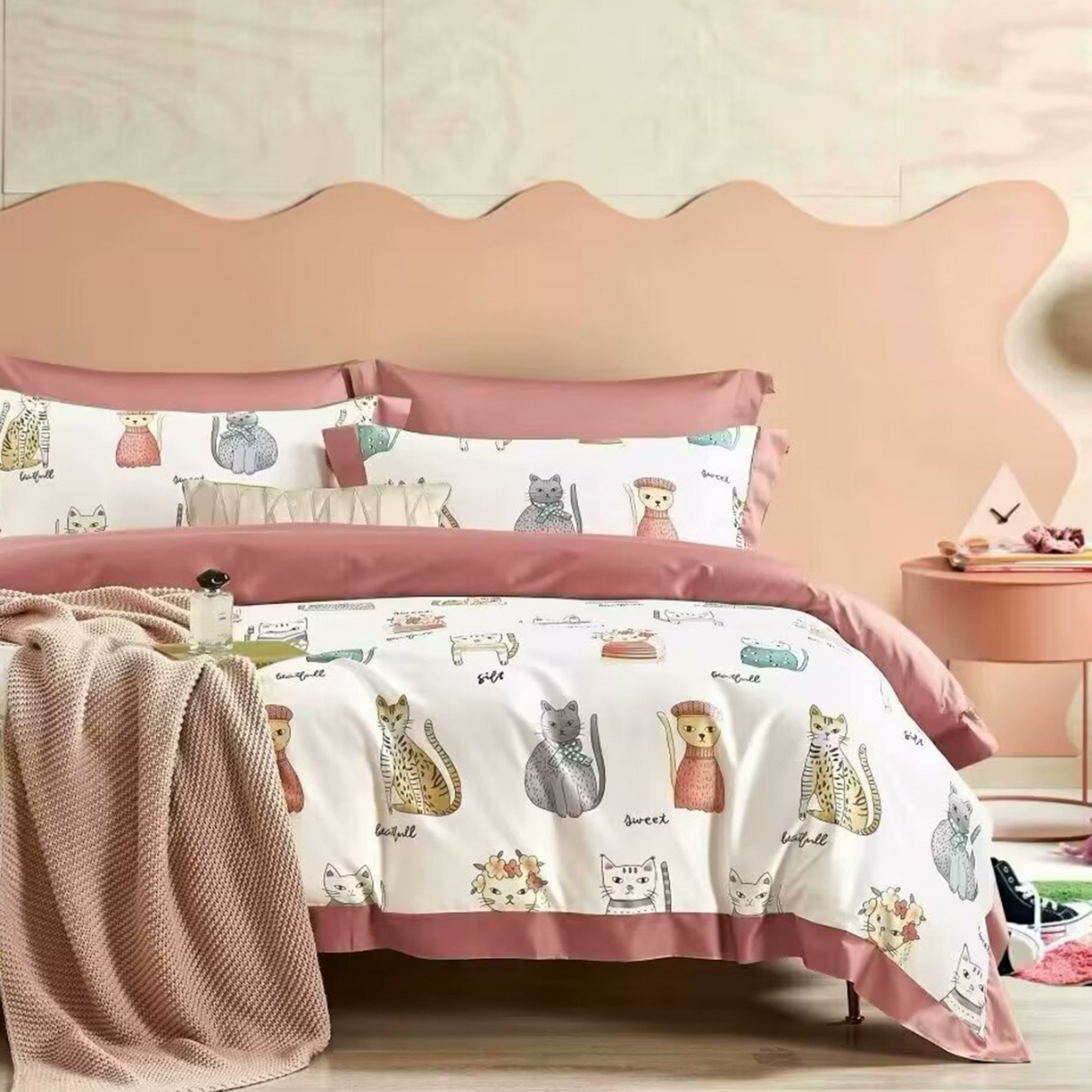 91家纺网 家纺一手货源 找家纺 （总）未来家居 2025新款优帝100支贡缎长绒棉四件套-1