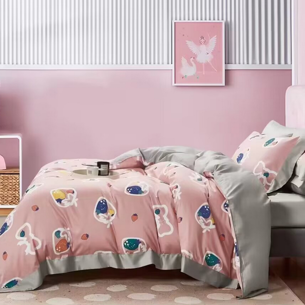 91家纺网 家纺一手货源 找家纺 （总）未来家居 2025新款优帝100支贡缎长绒棉四件套-1