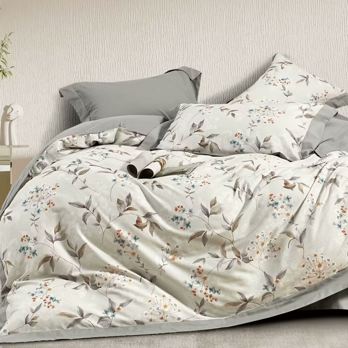 91家纺网 家纺一手货源 找家纺 （总）未来家居 2025新款优帝100支贡缎长绒棉四件套-1