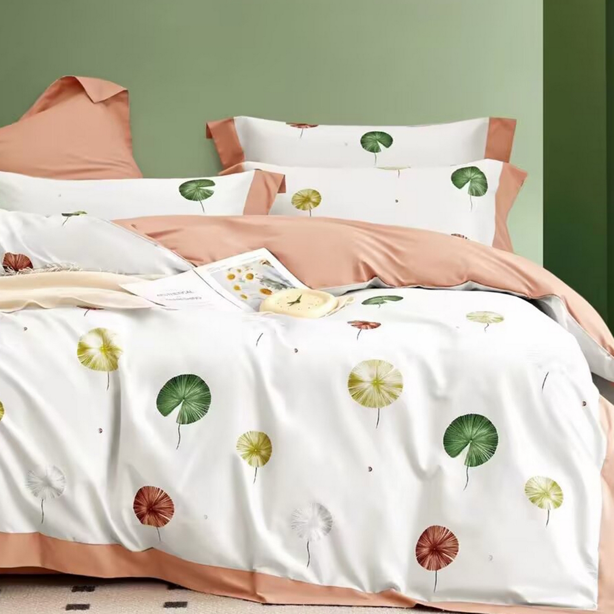 91家纺网 家纺一手货源 找家纺 （总）未来家居 2025新款UD活性印染铂金贡缎长绒棉四件套