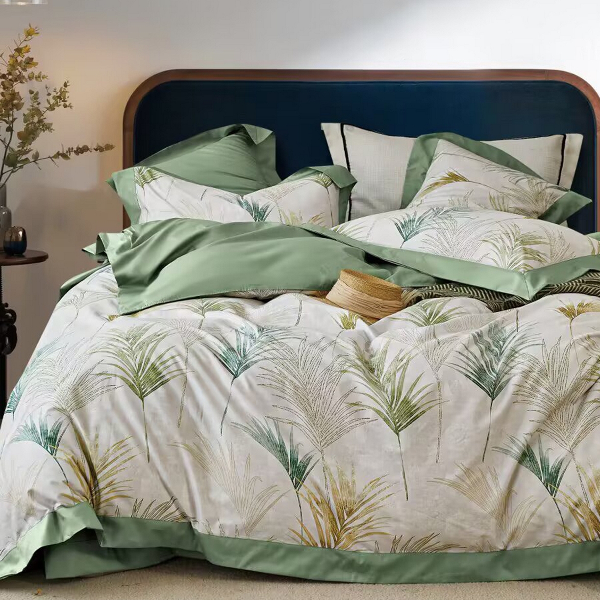 91家纺网 家纺一手货源 找家纺 （总）未来家居 2025新款UD活性印染铂金贡缎长绒棉四件套