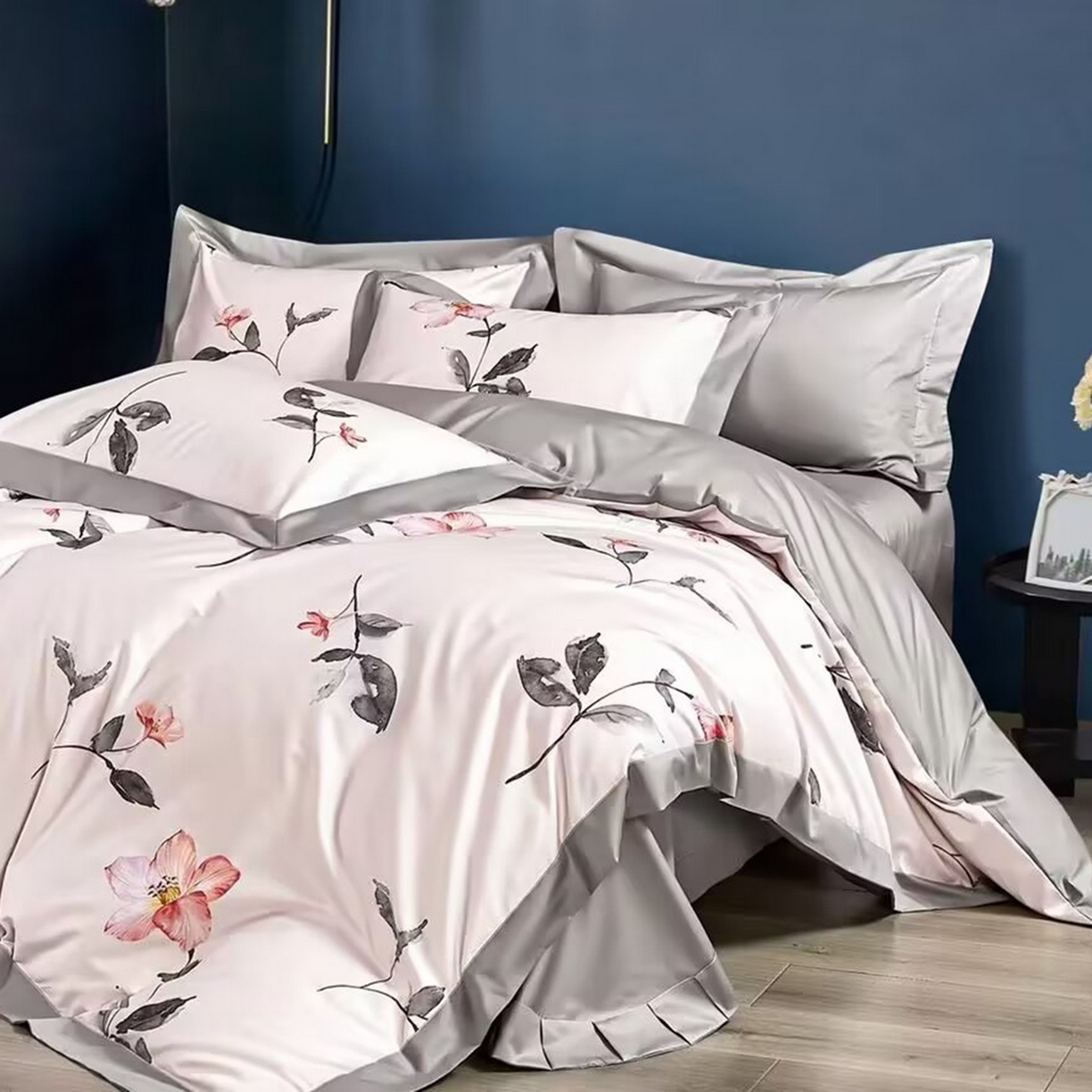 91家纺网 家纺一手货源 找家纺 （总）未来家居 2025新款UD活性印染铂金贡缎长绒棉四件套