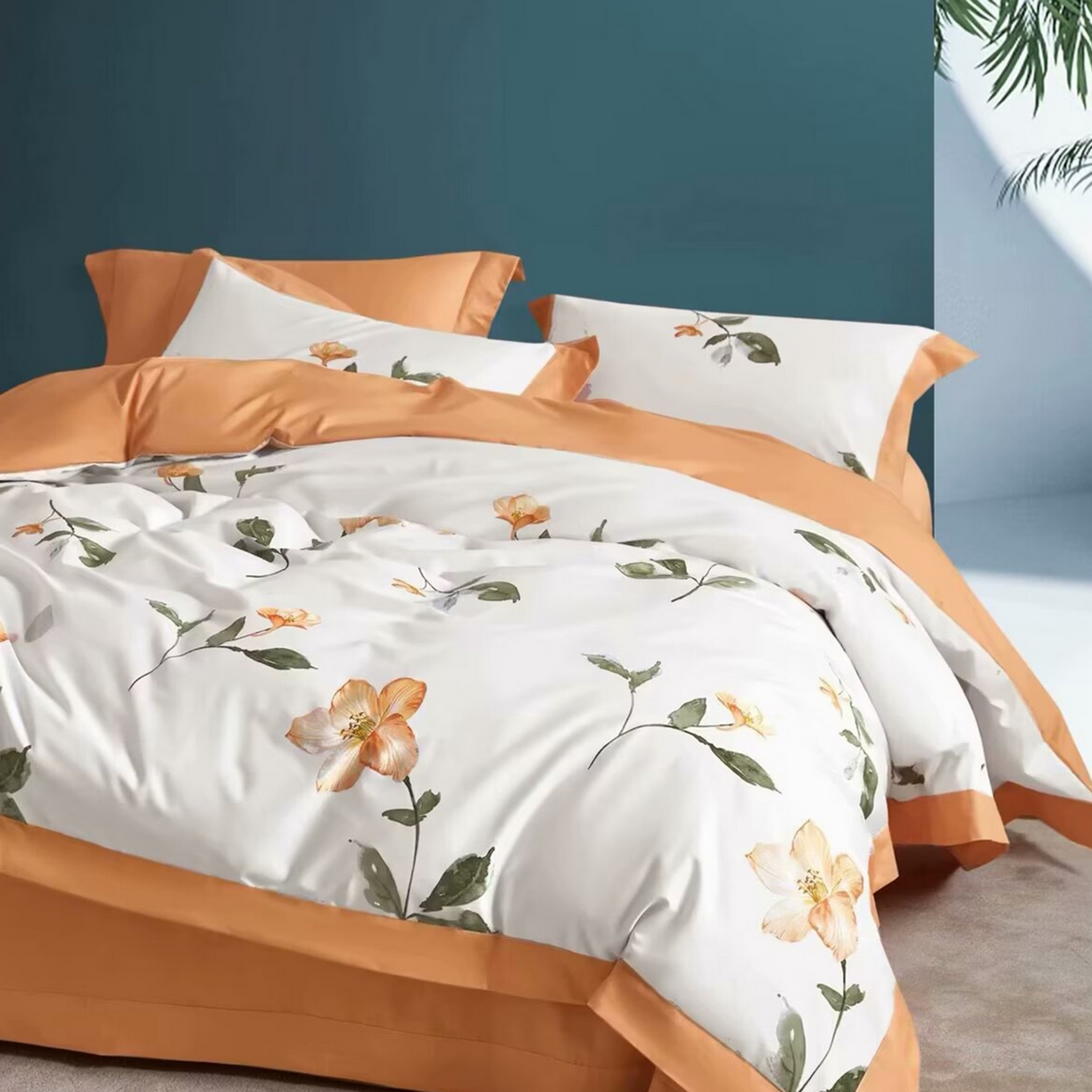 91家纺网 家纺一手货源 找家纺 （总）未来家居 2025新款UD活性印染铂金贡缎长绒棉四件套