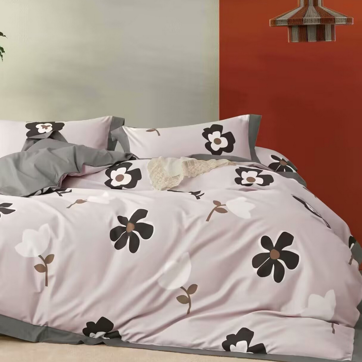 91家纺网 家纺一手货源 找家纺 （总）未来家居 2025新款UD活性印染铂金贡缎长绒棉四件套