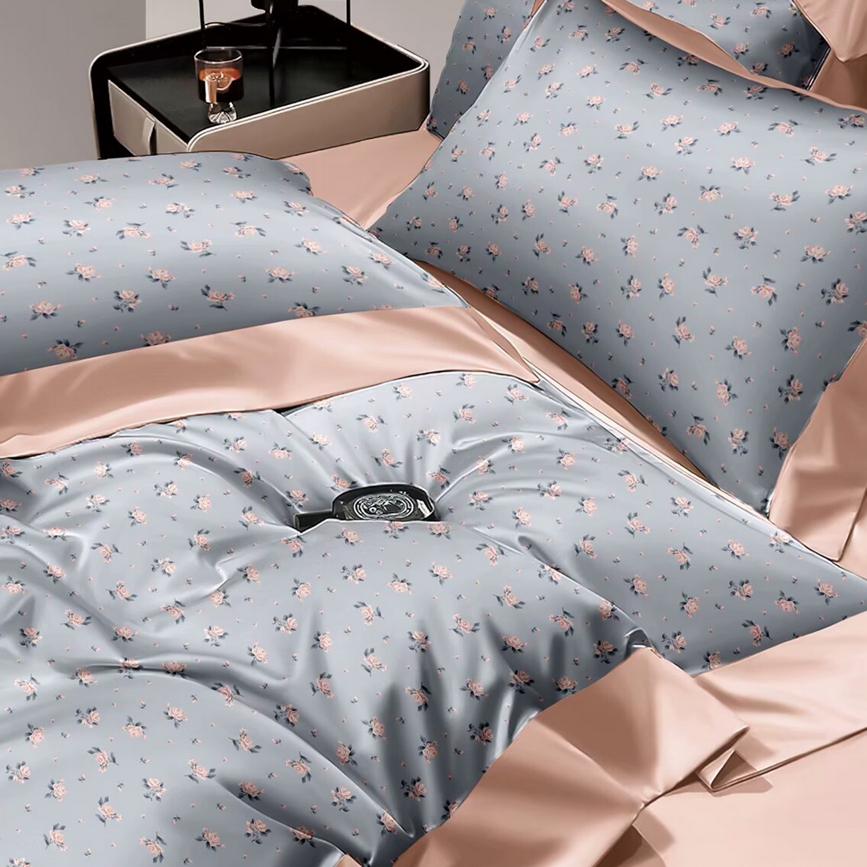 91家纺网 家纺一手货源 找家纺 （总）未来家居 2025新款UD活性印染铂金贡缎长绒棉四件套