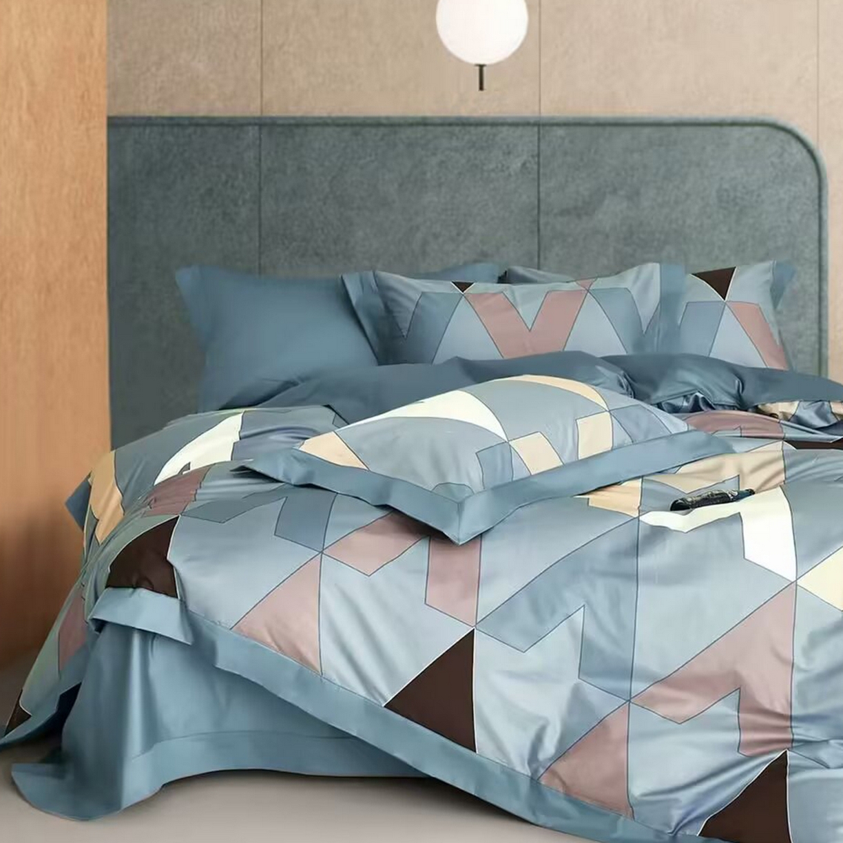 91家纺网 家纺一手货源 找家纺 （总）未来家居 2025新款UD活性印染铂金贡缎长绒棉四件套