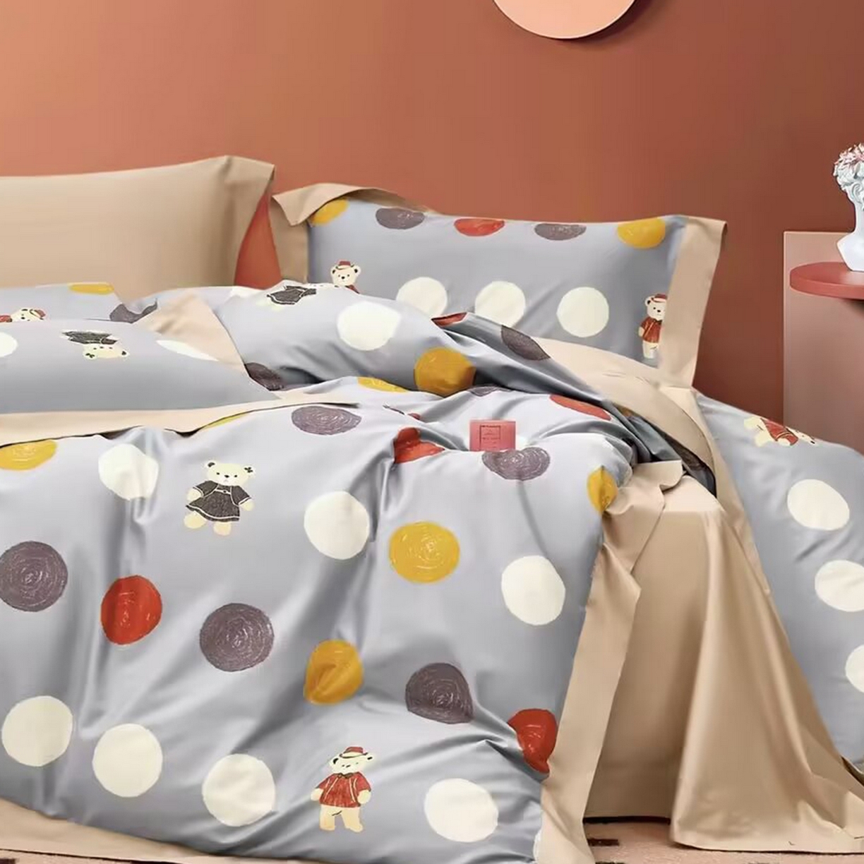 91家纺网 家纺一手货源 找家纺 （总）未来家居 2025新款UD活性印染铂金贡缎长绒棉四件套