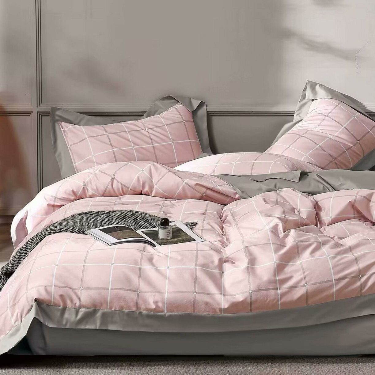 91家纺网 家纺一手货源 找家纺 （总）未来家居 2025新款UD活性印染铂金贡缎长绒棉四件套