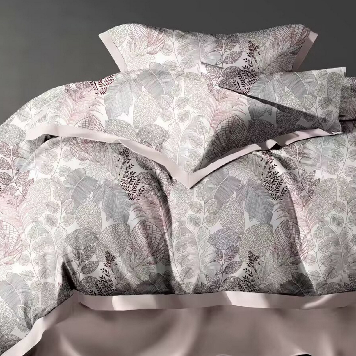 91家纺网 家纺一手货源 找家纺 （总）未来家居 2025新款UD活性印染铂金贡缎长绒棉四件套