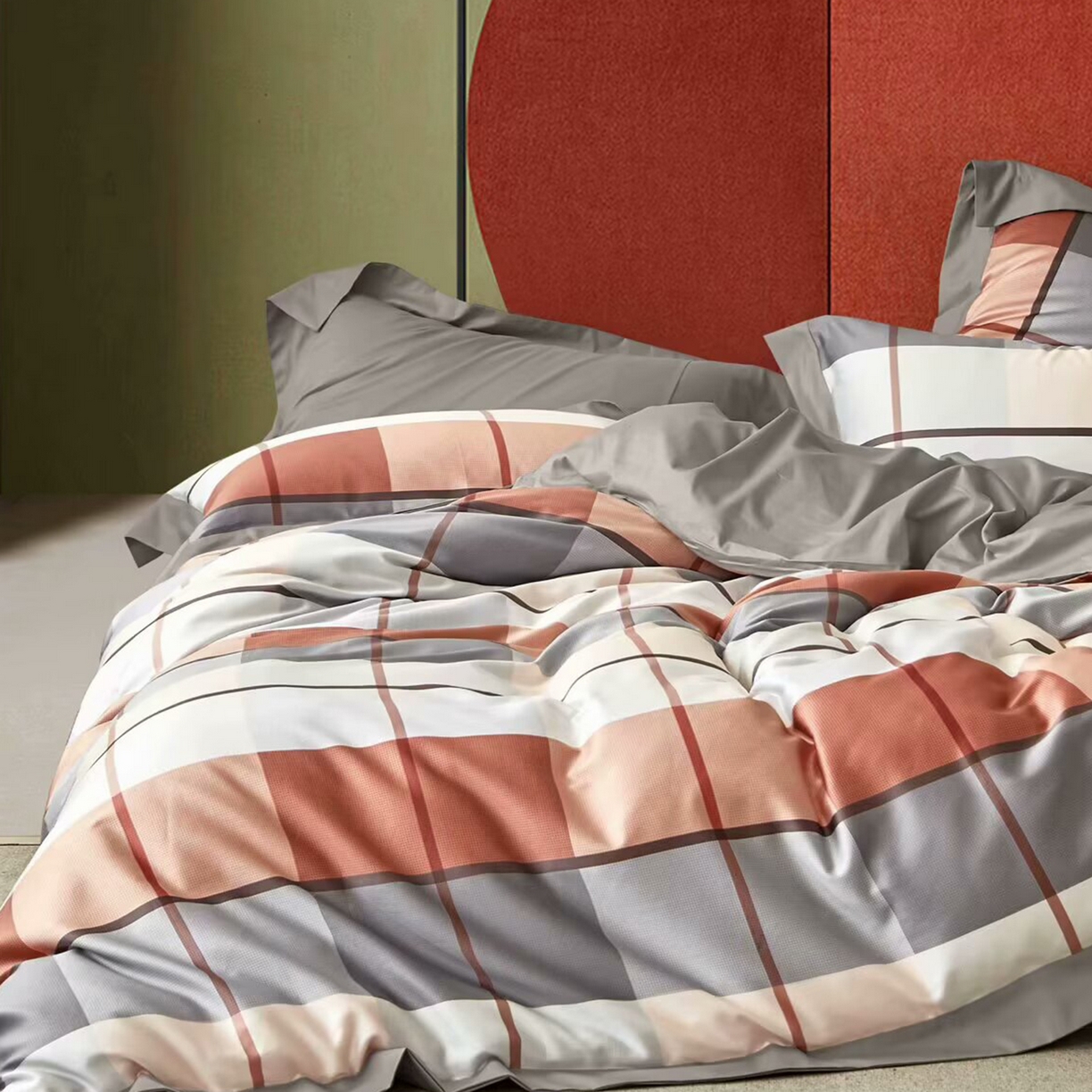 91家纺网 家纺一手货源 找家纺 （总）未来家居 2025新款UD活性印染铂金贡缎长绒棉四件套