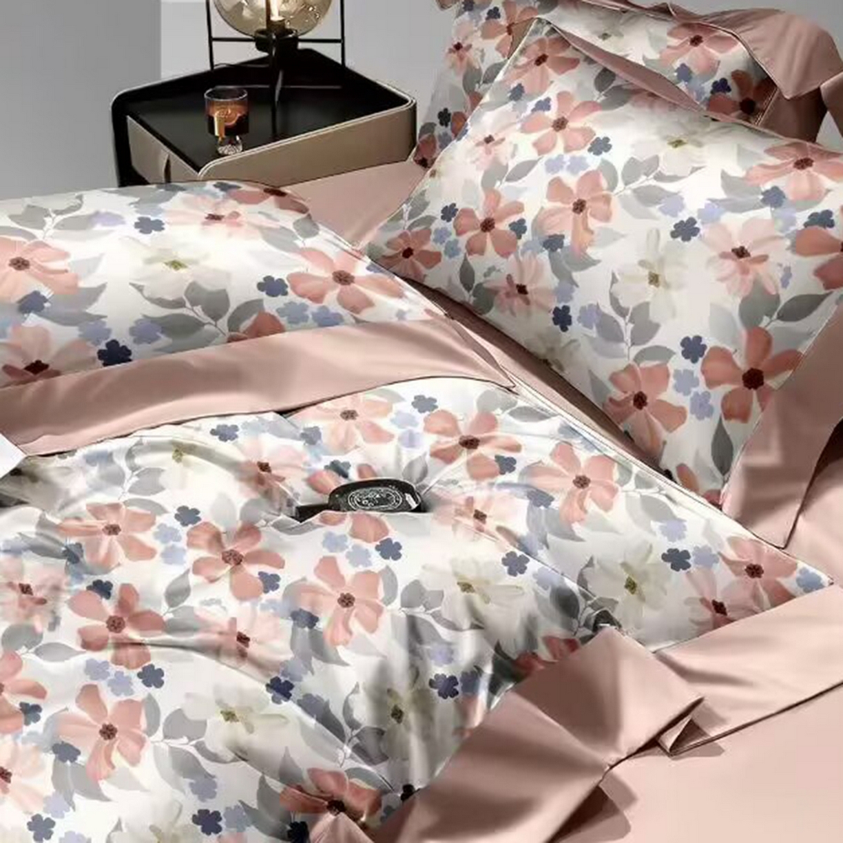 91家纺网 家纺一手货源 找家纺 （总）未来家居 2025新款UD活性印染铂金贡缎长绒棉四件套