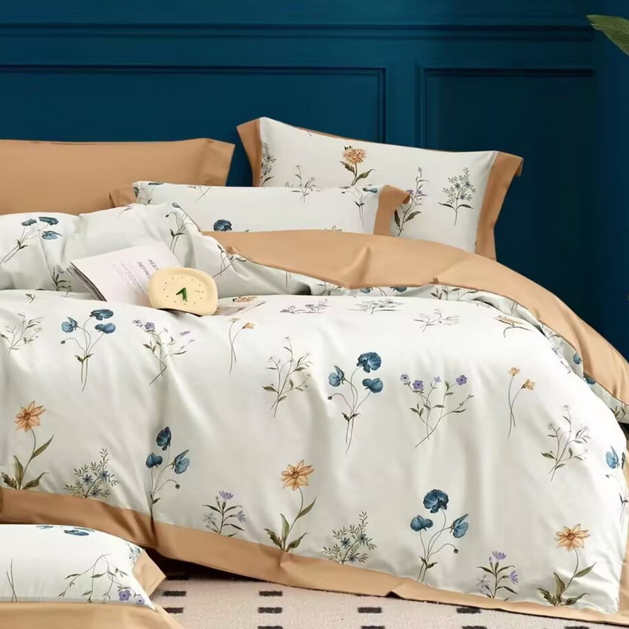 91家纺网 家纺一手货源 找家纺 （总）未来家居 2025新款UD活性印染铂金贡缎长绒棉四件套