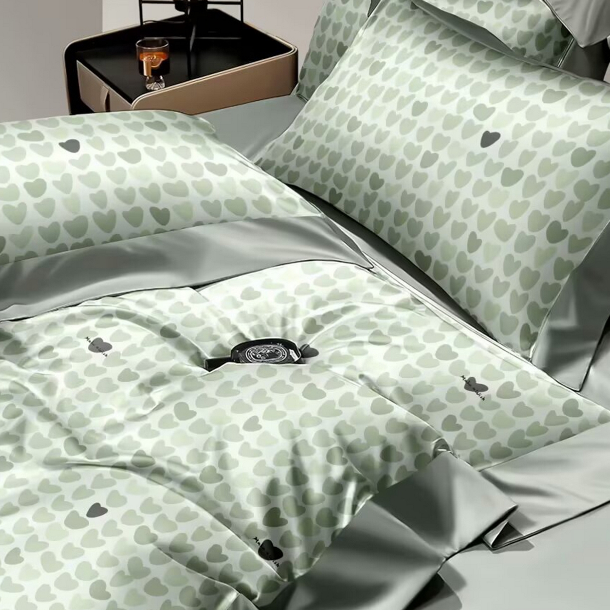 91家纺网 家纺一手货源 找家纺 （总）未来家居 2025新款UD活性印染铂金贡缎长绒棉四件套