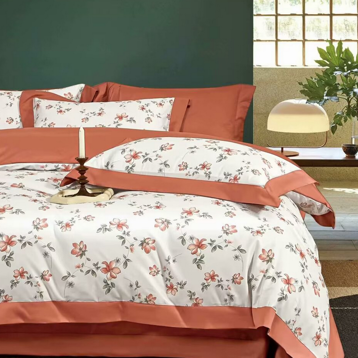 91家纺网 家纺一手货源 找家纺 （总）未来家居 2025新款UD活性印染铂金贡缎长绒棉四件套